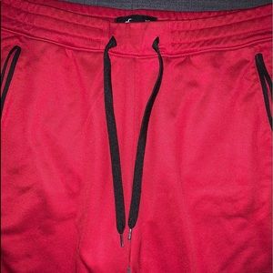 XL red Hollister logo shorts